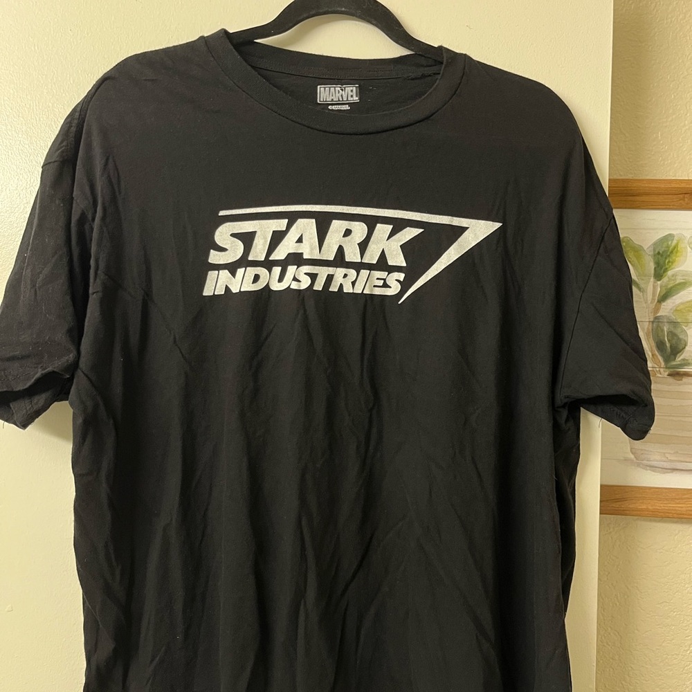 Marvel Stark Industries Black Tee